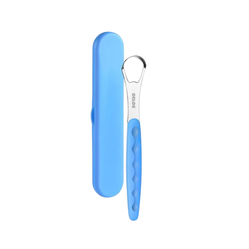 Single Tongue Scraper With Plastic Handle